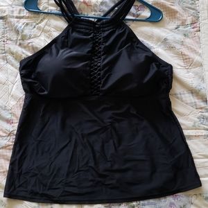 Black Tankini Top